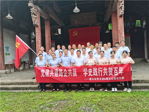黨建共建路企共贏  學史踐行共賀百年——縉雲Lewin乐玩開展黨建聯誼活動